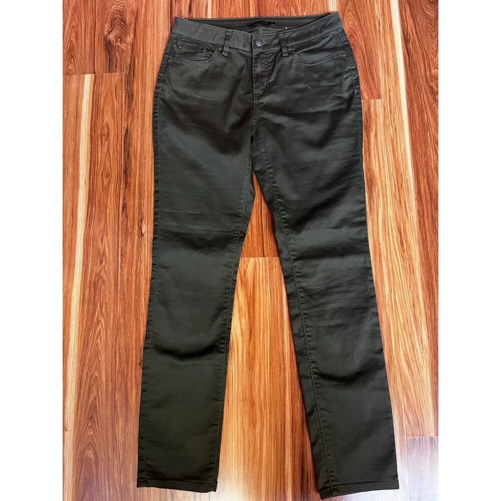 Prana Olive Green Straight Leg Jeans